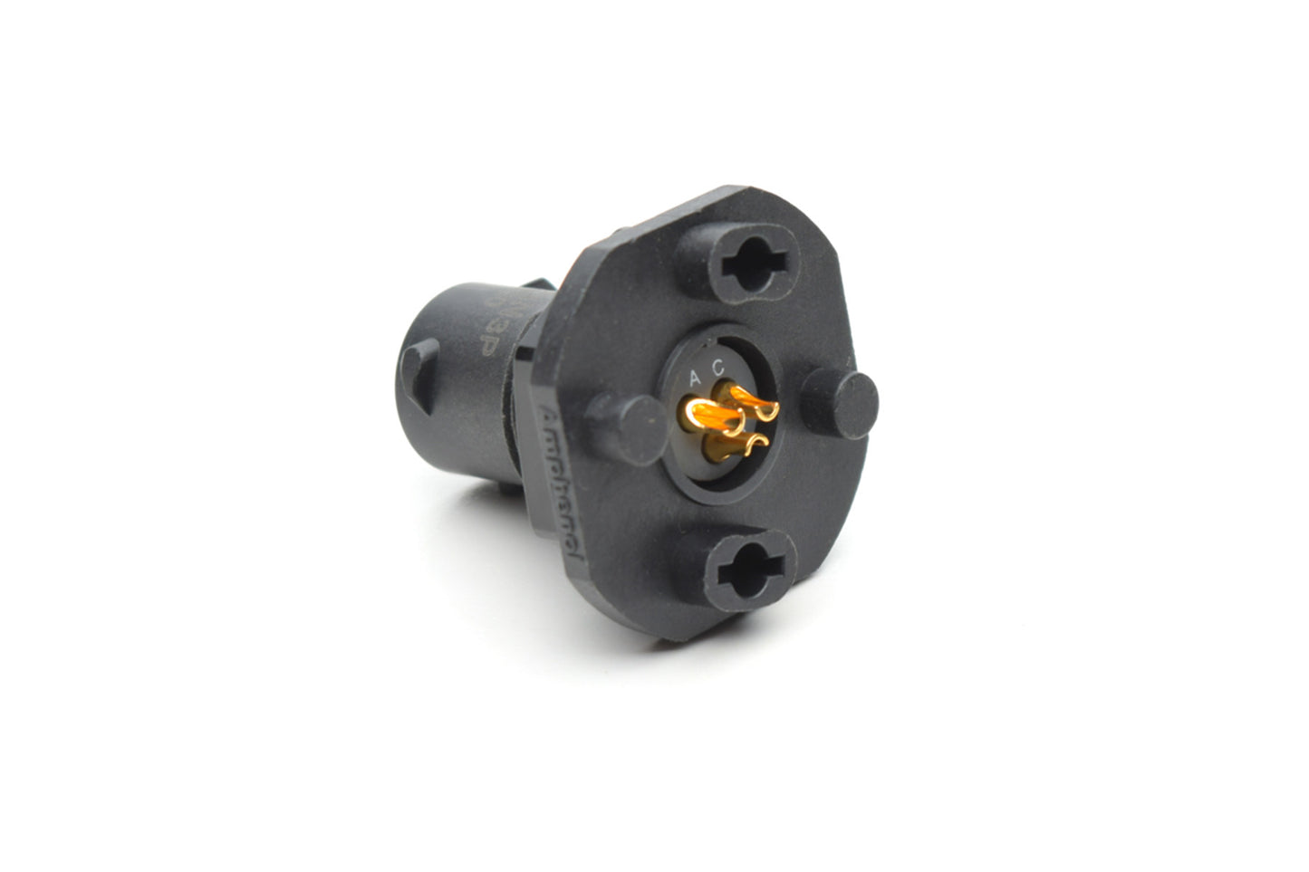 RTS78N3P Receptacle, jam nut, 3 positions, size 8, pin contact, NBR seal, contacts pre-loaded. Comparable part no. UTS78E3P