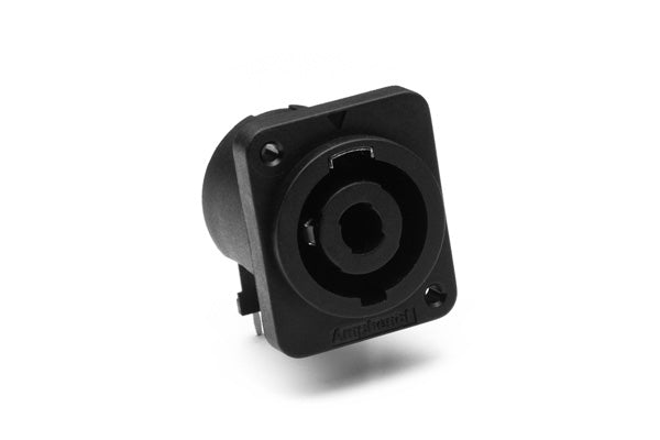 SP-2-MDH 2 Pole Loudspeaker ChassisMount, DType Flange,Thru Holes, Horizontal PCB, Black Finish. Comparable part no: NL2MD-H