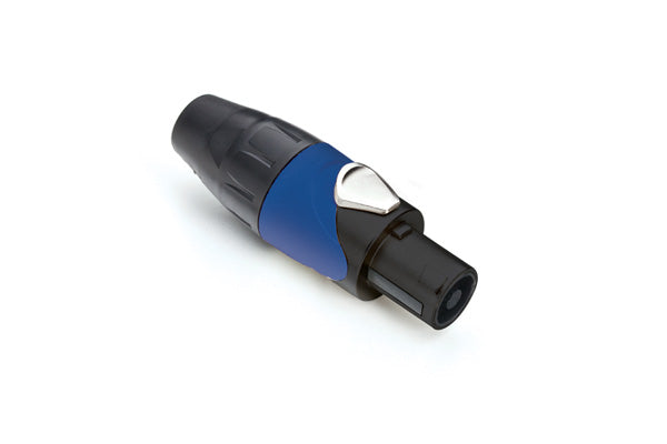 SP-4-FB 4 Pole Loudspeaker Cable Connectors, High Power Screw Contacts Included,Metal, Black Finish