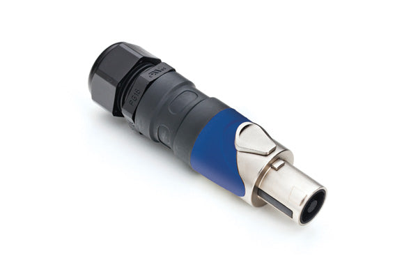 SP-4-FNSG 4 Pole Loudspeaker Cable Connectors, PG Gland, High Power Solder Contacts Included,Metal, Nickel Finish