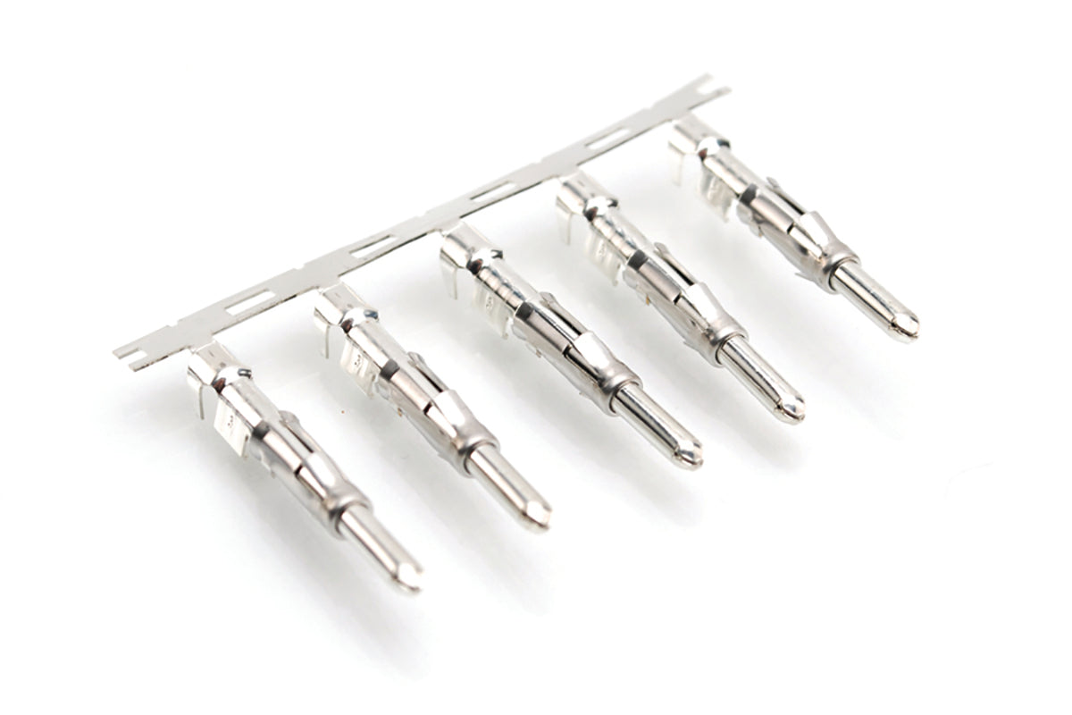 SP12A1T Pin contact, Stamped, Tin, Size 2.5mm, Wire Range 2.5-3.5mm², 14-12 AWG, 23A