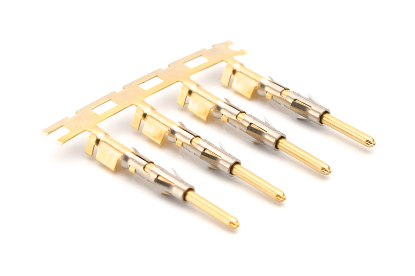 SP16M2F Pin Contact, Stamped, Size 16,Gold Flash over Nickel, Wire Range.75-1.5mm², 18-16 AWG, with 3 Tangs. Reel of 3,000.