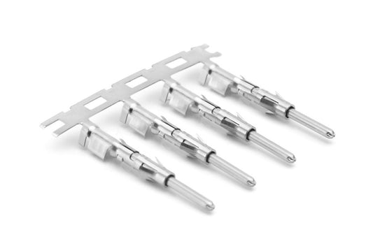 SP16M2N Pin Contact, Stamped, Size 16, Nickel, Wire Range .75-1.5mm², 18-16 AWG, with 3 Tangs