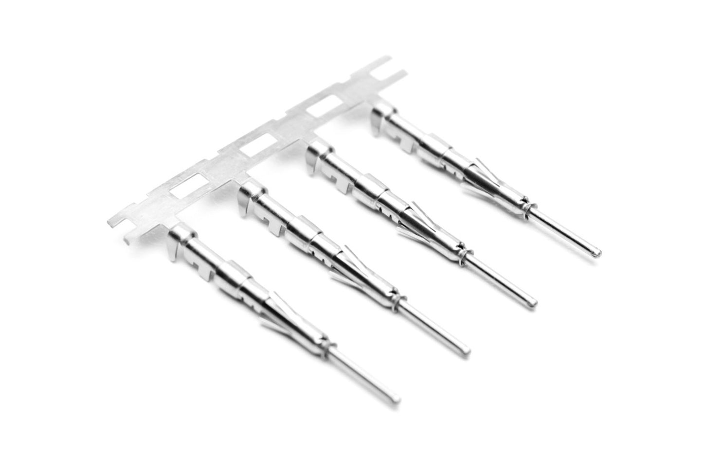 SP20W2T Pin Contact, Stamped, Size 20, Tin over Nickel, Wire Range .34-.50mm², 20-22 AWG,with 3 Tangs