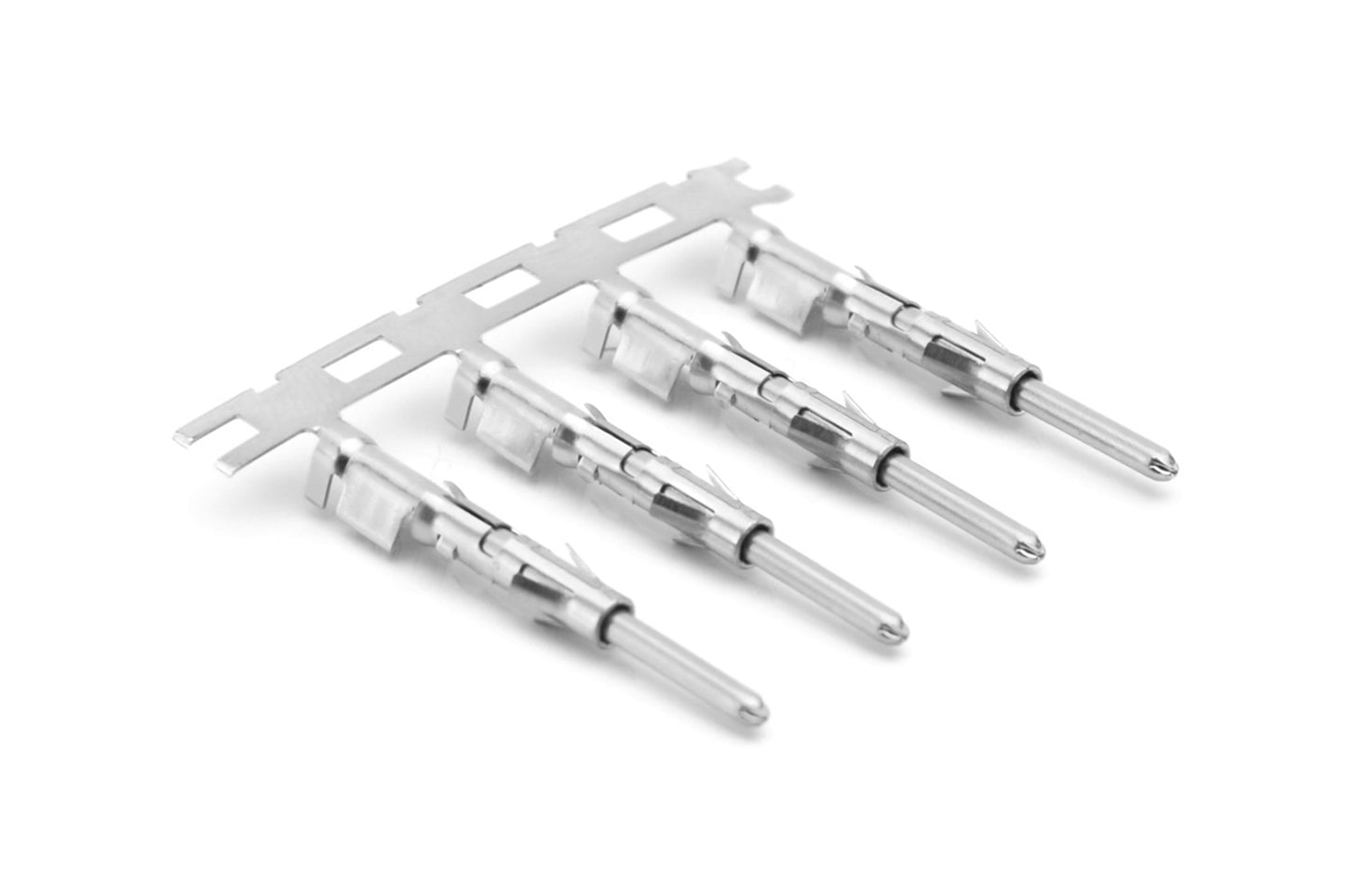 SP24M2T Pin Contact, Stamped, Size 16, Tin over Nickel, Wire Range .14-.25mm²,  26-24 AWG, with 3 Tangs