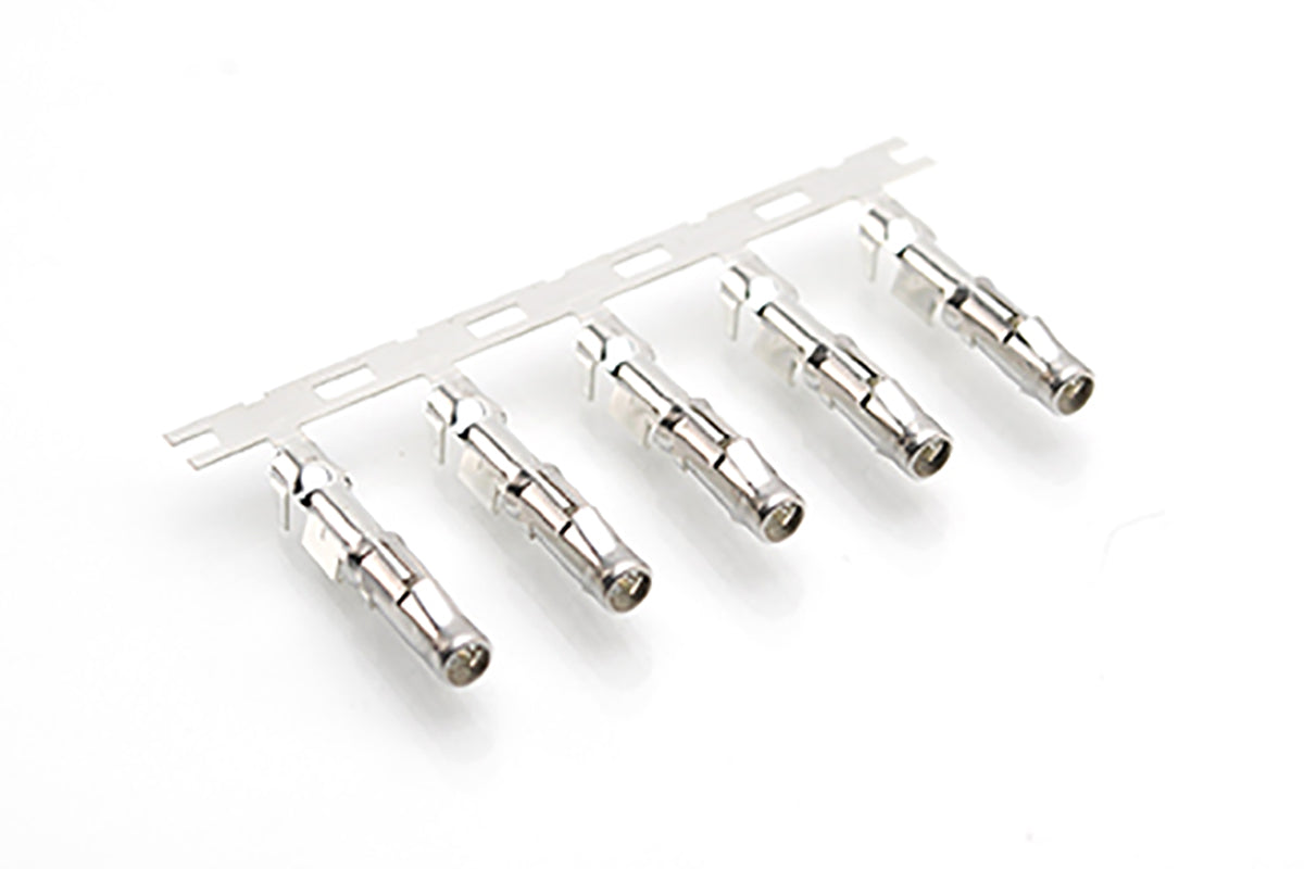 SS12A1T Socket contact, Stamped, Tin, Size 2.5mm, Wire Range 14-12 AWG. Reel of 1,000