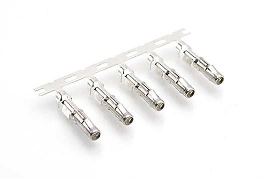SS12A1T Socket contact, Stamped, Tin, Size 2.5mm, Wire Range 14-12 AWG. Reel of 1,000
