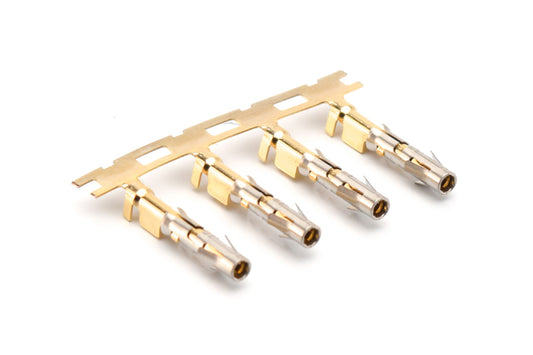 SS16M2F Socket Contact, Stamped, Size 16,Gold Flash over Nickel, Wire Range.75-1.5mm², 18-16 AWG, with 3 Tangs