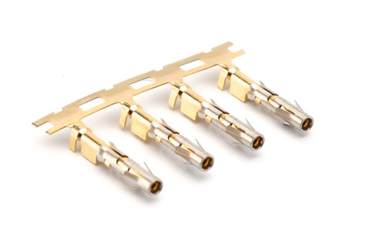 SS16M2G15 Socket Contact, Stamped, Size 16, Gold 15µ" over Nickel, Wire Range .75-1.5mm², 18-16 AWG, with 3 Tangs