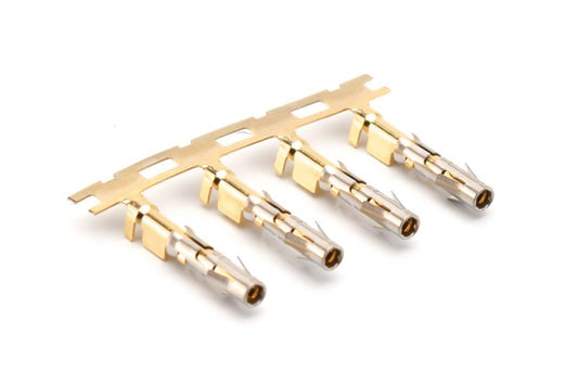 SS16M2G30 Socket Contact, Stamped, Size 16, Gold 30µ" over Nickel, Wire Range .75-1.5mm², 16-14 AWG, with 3 Tangs