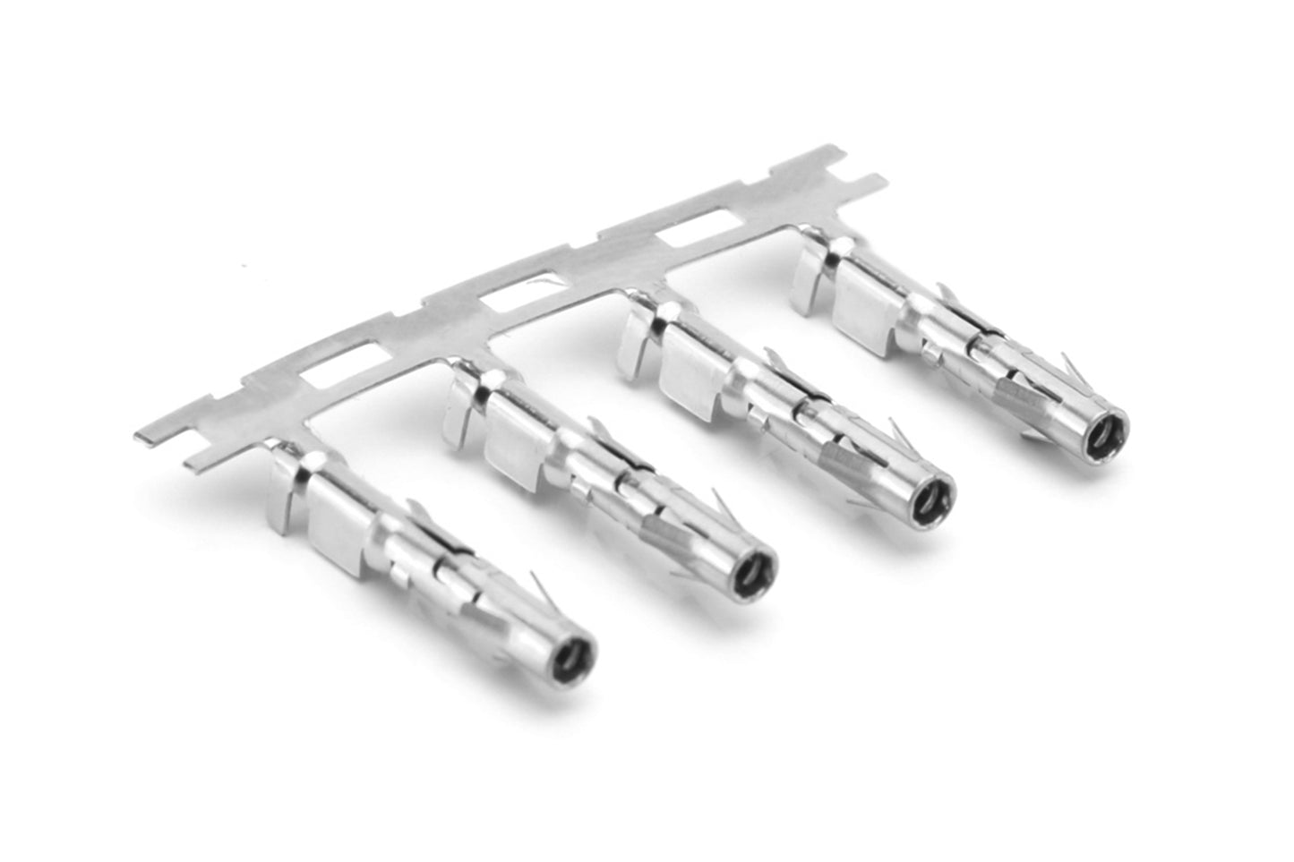 SS16M2T Socket Contact, Stamped, Size 16, Tin over Nickel, Wire Range .75-1.5mm²,  16-14 AWG, with 3 Tangs