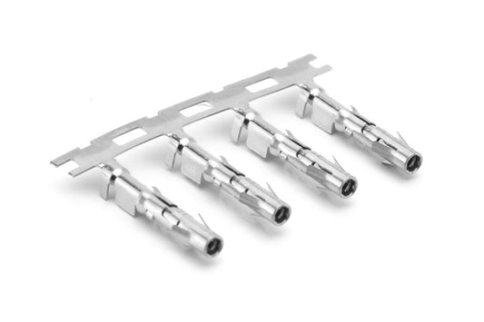 SS16M2T Socket Contact, Stamped, Size 16, Tin over Nickel, Wire Range .75-1.5mm²,  16-14 AWG, with 3 Tangs