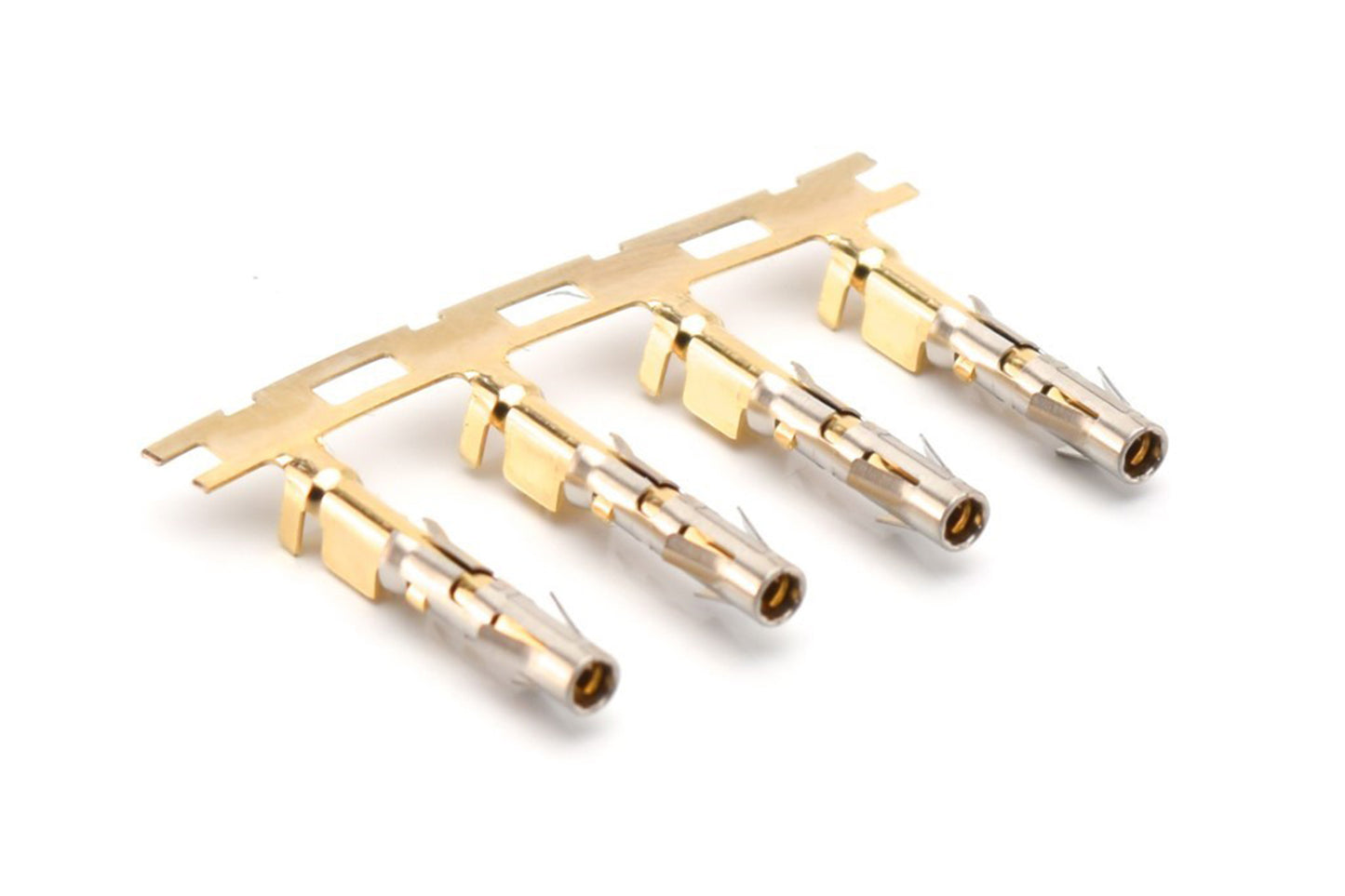 SS20M2G15 Socket Contact, Stamped, Size 16, Gold 15µ" over Nickel, Wire Range .34-.50mm², 22-20 AWG, with 3 Tangs