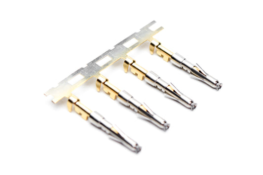 SS20W2F Socket Contact, Stamped, Size 20, Gold Flash over Nickel, Wire Range .34-.50mm², 18-22 AWG, with 3 Tangs. 3,000 pcs. Reel