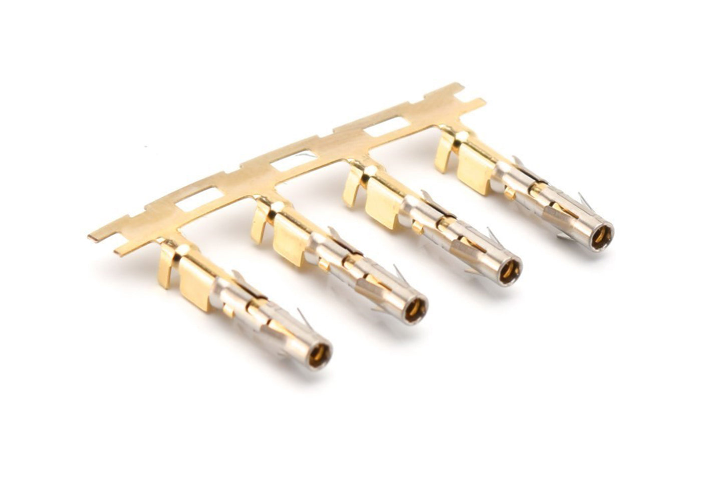 SS24M2G30 Socket Contact, Stamped, Size 16, Gold 30µ" over Nickel, Wire Range .14-.25mm², 26-24 AWG, with 3 Tangs