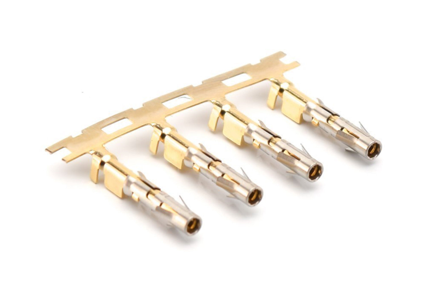 SS24M2G5 Socket Contact, Stamped, Size 16, Gold 5µ" over Nickel, Wire Range .14-.25mm², 26-24 AWG, with 3 Tangs