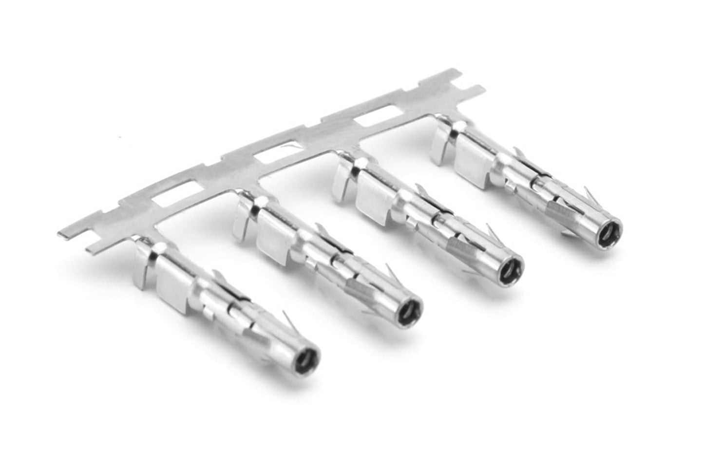 SS24M2N Socket Contact, Stamped, Size 16, Nickel, Wire Range .14-.25mm², 26-24 AWG, with 3 Tangs