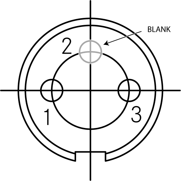 T 3200 048 Male Connectors with internal strain relief and metal locking ring. Screw locking according to IEC 61076-2-106. Contacts included.
