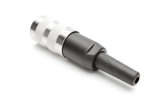 T 3301 551 Female Connectors with internal strain relief and metal locking ring. Screw locking according to DIN EN 60130-9 / IEC 60130-9. Contacts sold separately.