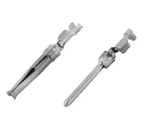 VN 01 016 0004 1 Stamped single contacts, pin style, for hand crimping tool. Standard version