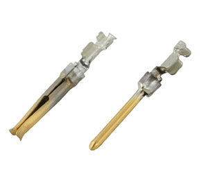 VN 01 016 0011 2 Stamped single contacts, pin style, for hand crimping tool. Standard version
