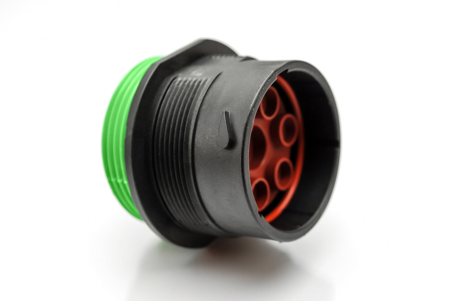 AHDP04-24-07PN-WTA 7 Position Receptacle, Pin, Shell Size 24, Normal Diameter Seal (Green Adapter), Wide Thread Adapter