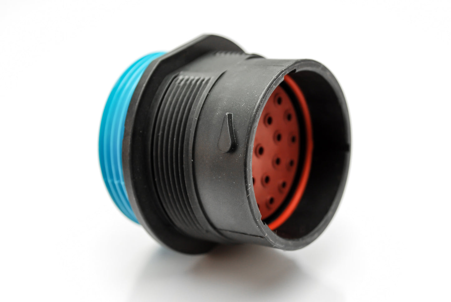 AHDP04-24-23PR-WTA 23 Position Receptacle, Pin, Shell Size 24, Reduced Diameter Seal (Blue Adapter), Wide Thread Adapter. HDP24-24-23PE-L024