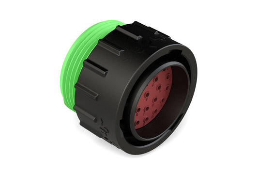 AHDP06-24-23PN-WTA 23 Position Plug, Pin, Shell Size 24, Normal Diameter Seal (Green Adapter), Wide Thread Adapter. HDP26-24-23PN-L024