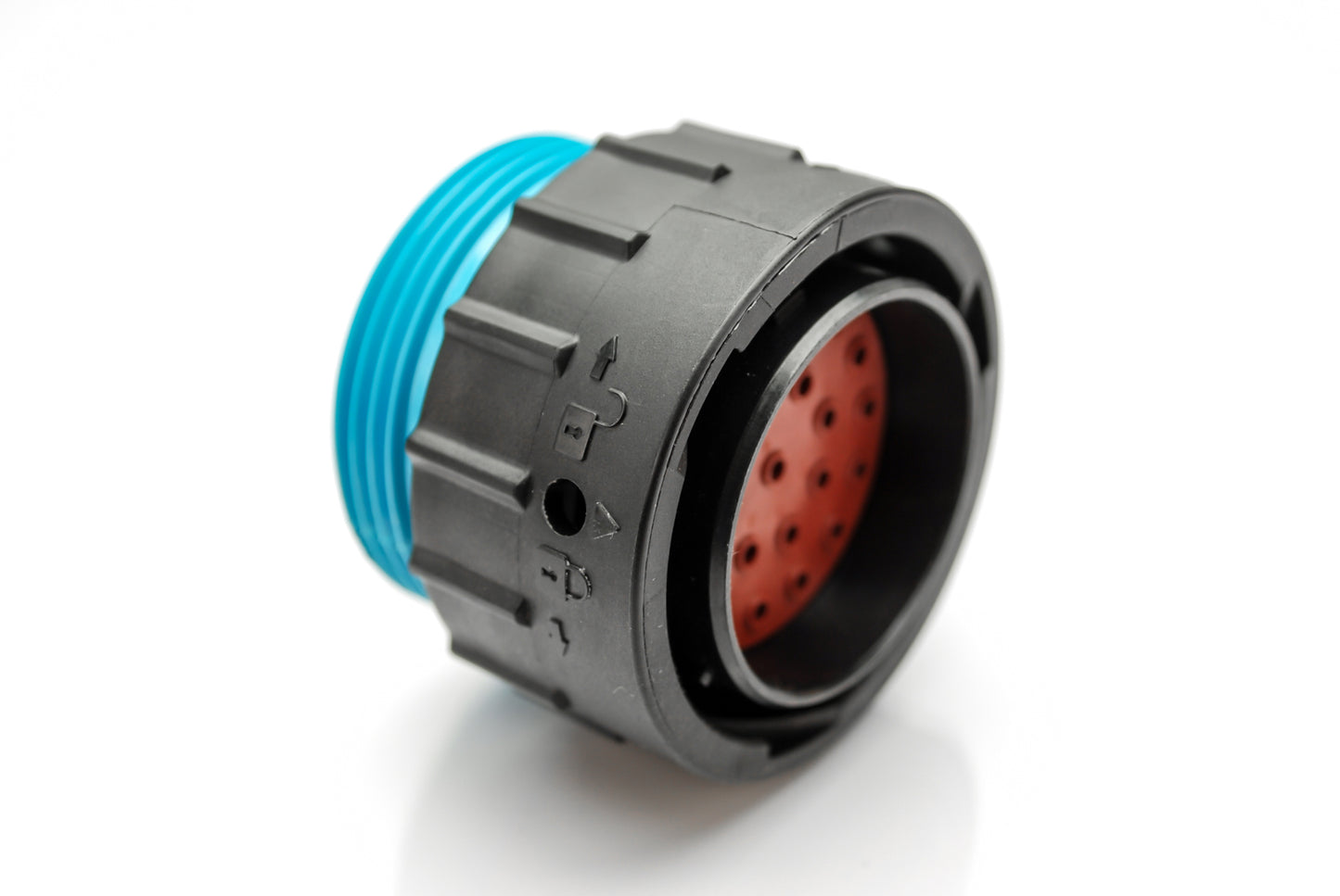 AHDP06-24-23PR-WTA 23 Position Plug, Pin, Shell Size 24, Reduced Diameter Seal (Blue Adapter), Wide Thread Adapter. HDP26-24-23PE-L024