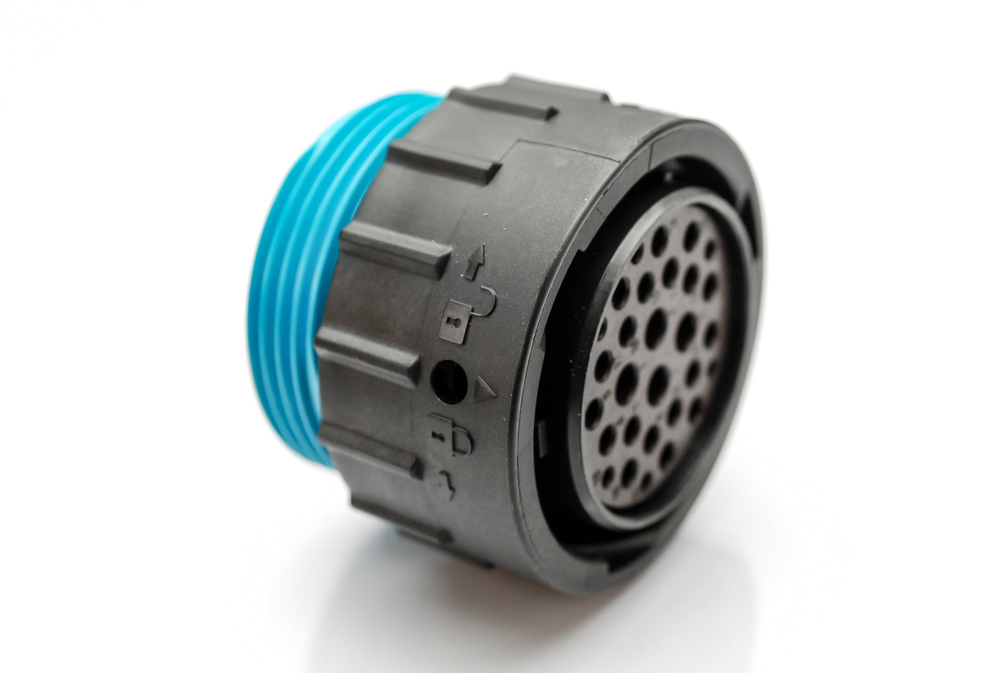 AHDP06-24-29SR-WTA 29 Position Plug, Socket Shell Size 24, Reduced Diameter Seal (Blue Adapter), Wide Thread Adapter. HDP26-24-29SE-L024