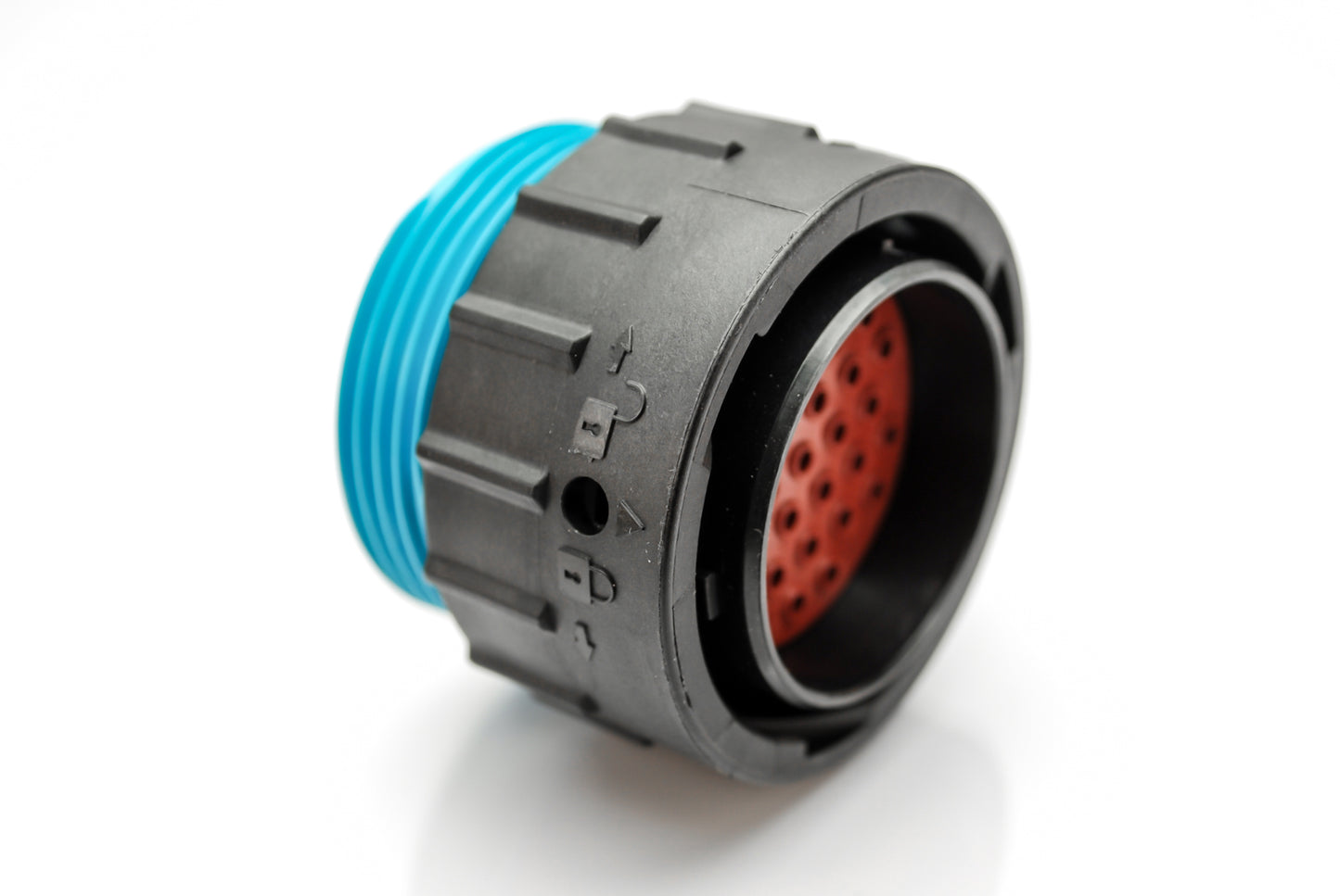 AHDP06-24-31PR-WTA 31 Position Plug, Pin, Shell Size 24, Reduced Diameter Seal (Blue Adapter), Wide Thread Adapter. HDP26-24-31PE-L024