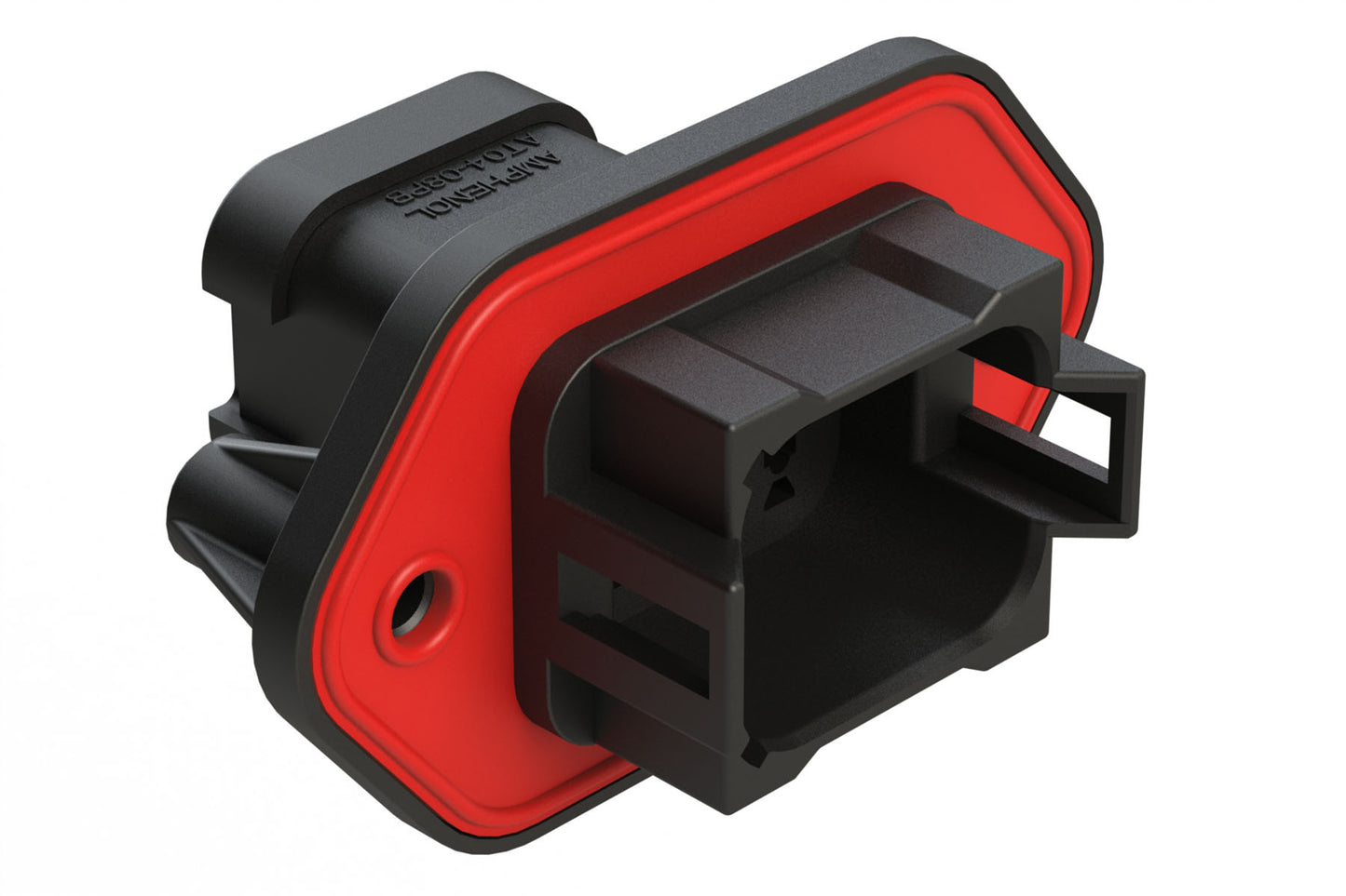 AT04-08PB-PMR7G 8-Way Flange Mount Receptacle, Gasket, Reduced Seal