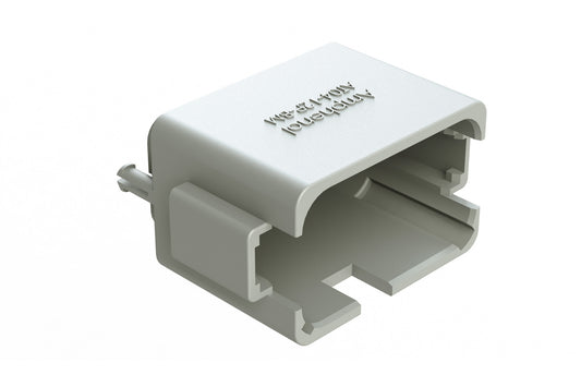 AT04-12PA-BM02 12 Position PCB Flangeless (Snap Fit) Board Mount Receptacle, Pin, Gold Plated Contacts Included, Potting, Grey. DTF15-12PA-G003