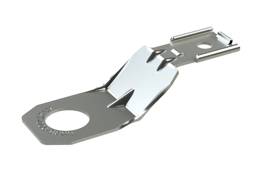 AT27-006-0800 Mounting clip for AT Series, 8 position connectors, stainless steel, .512 [13.00 mm] dia. Hole. 1027-006-0800
