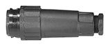 C016 10I015 002 1 12+3+PE Male cable connector with strain relief and cable retention. For use with crimp contacts (sold separately).