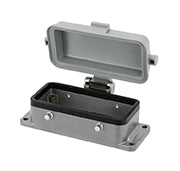 C146 10F016 002 1 Bulkhead mounting with thermoplastic spring cover and gasket. Comparable Part No. 09300160302