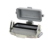 C146 10F016 003 1 Bulkhead mounting with thermoplastic spring cover and gasket. Comparable Part No. 09300160306