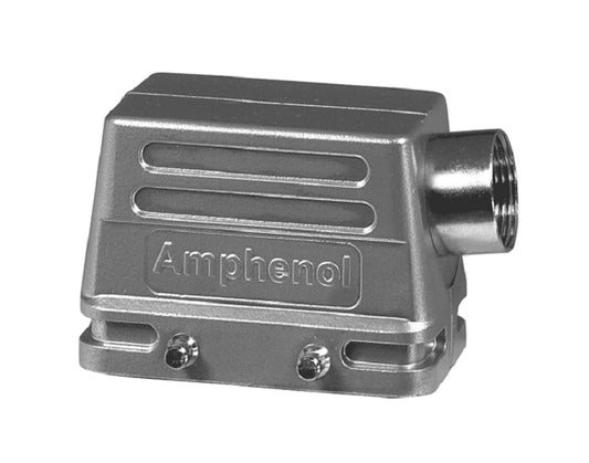 C146 10G010 500 1 Single side entry hood with low profile.
