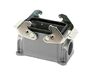 C146 10N010 500 1 Single side entry housing with low profile and thermoplastic spring cover. Comparable Part No. 19300101231