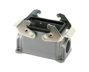 C146 10N010 501 1 Single side entry housing with low profile and thermoplastic spring cover. Comparable Part No. 19300101230