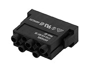 C146 A10 001 E8 Pin module for turned 1.6mm contacts. heavy|mate® M series connectors may be engaged or disengaged when live but without electrical load. If connector is mated or unmated under load, the load shall be reduced to 10% of rated current.
