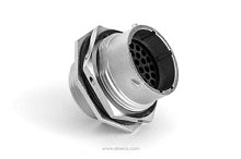 RT072028PNH Receptacle, Jam Nut, 28 Position, Male, Shell Size 20. Comparable part no. UT0720-28PH