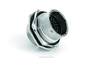 RT0W71832PNH03 Receptacle, Jam Nut, 32 Position, Male, Shell Size 18, with Silicone Seal. Comparable part no. UT0W71832PH
