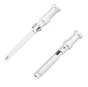 VN01 036 0002 1C Single turned crimp contact. 3.6mm first-to-mate to other modules. For wire gauges 6 + 10mm² cable lugs have to be used for PE connection.