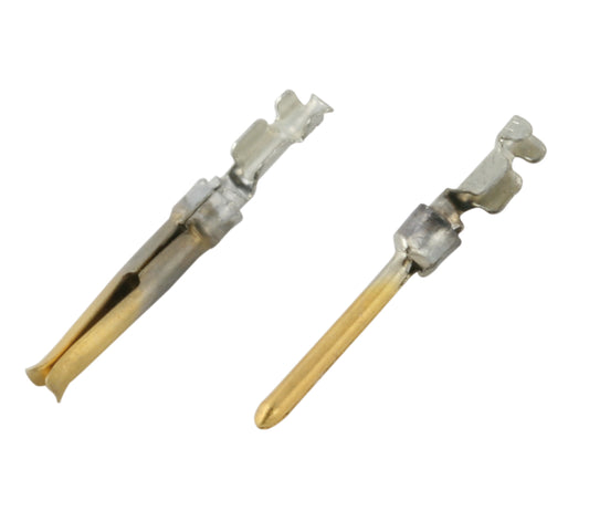 ZN 01 015 0052 2 Stamped contacts on reel for hand crimping tools.